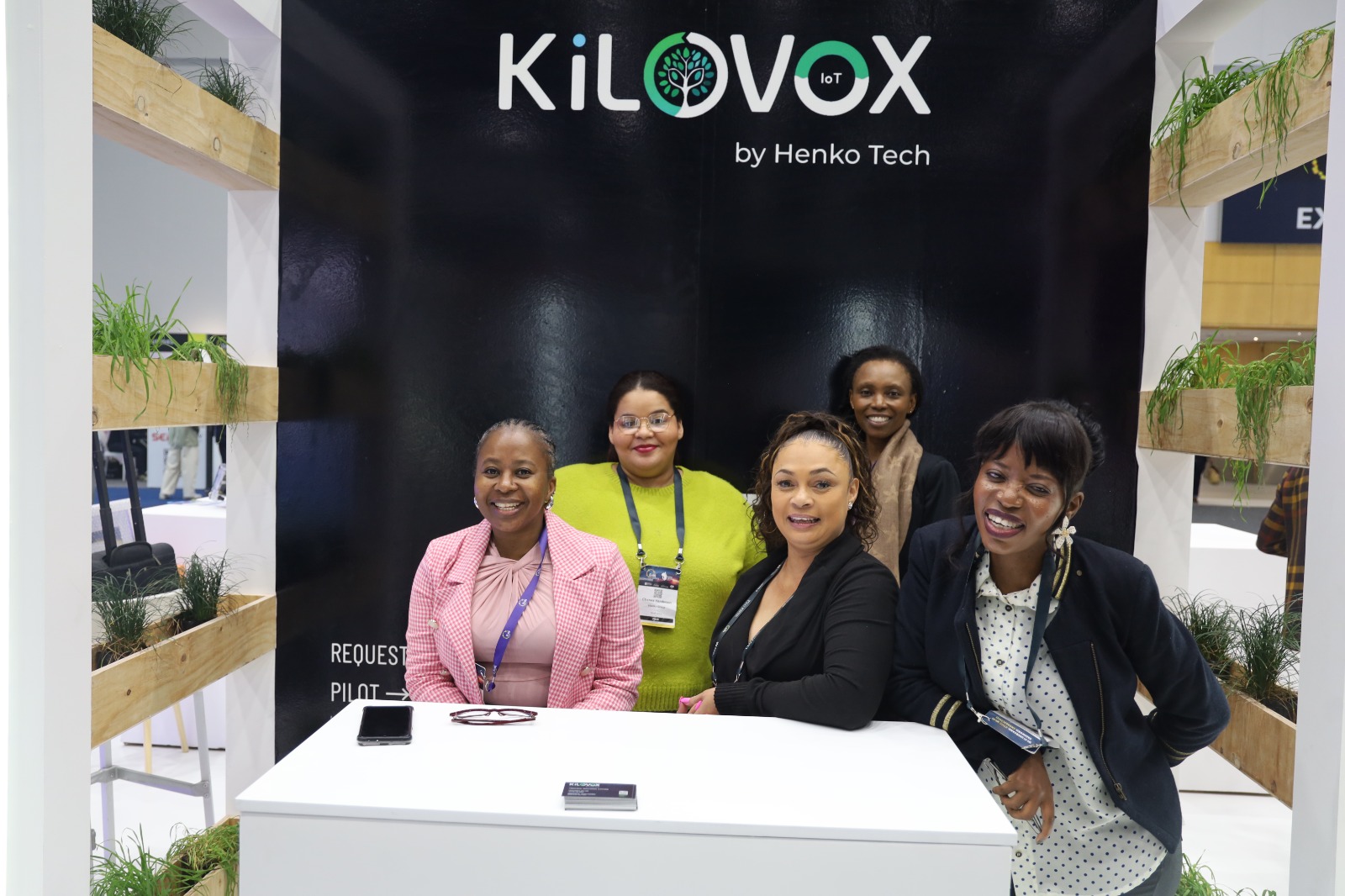 Kilovox team at Enlit Africa